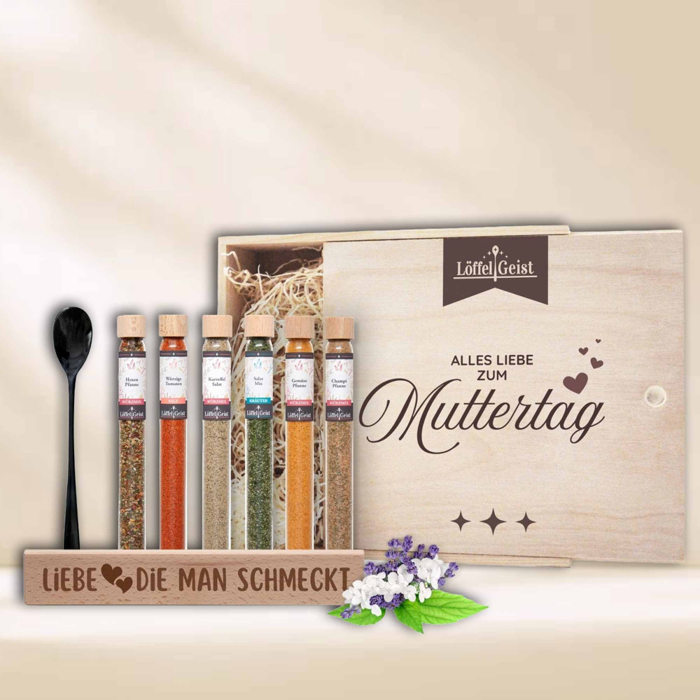 Preview: Gewürz-Geschenkbox Alles Liebe zum Muttertag